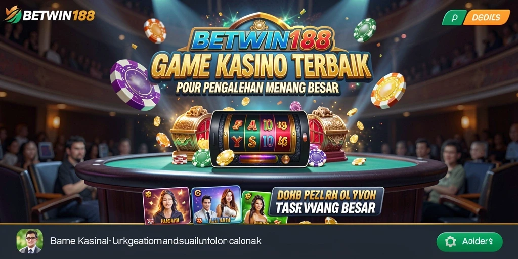Tampilan gameplay menarik di BETWIN188 yang menampilkan suasana kasino.
