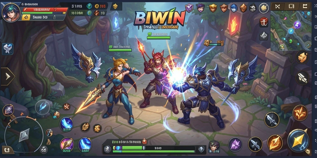 Tampilan gameplay <strong>BIWIN</strong> yang dinamis dan menarik dalam genre SLG.