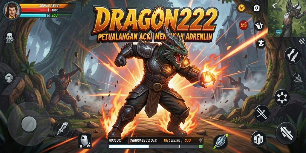 Tampilan gameplay seru dari DRAGON222 dengan pertarungan mendebarkan.