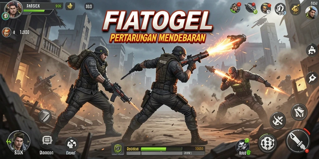 Screenshot gameplay FIATOGEL yang menampilkan aksi mendebarkan.