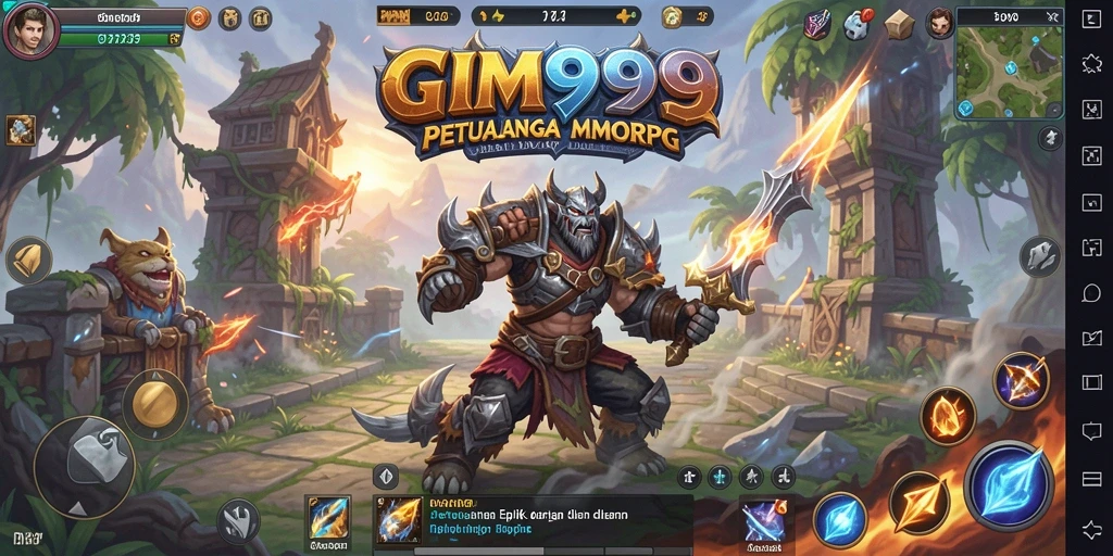 Gameplay seru dan menantang dalam dunia MMORPG GIM999.