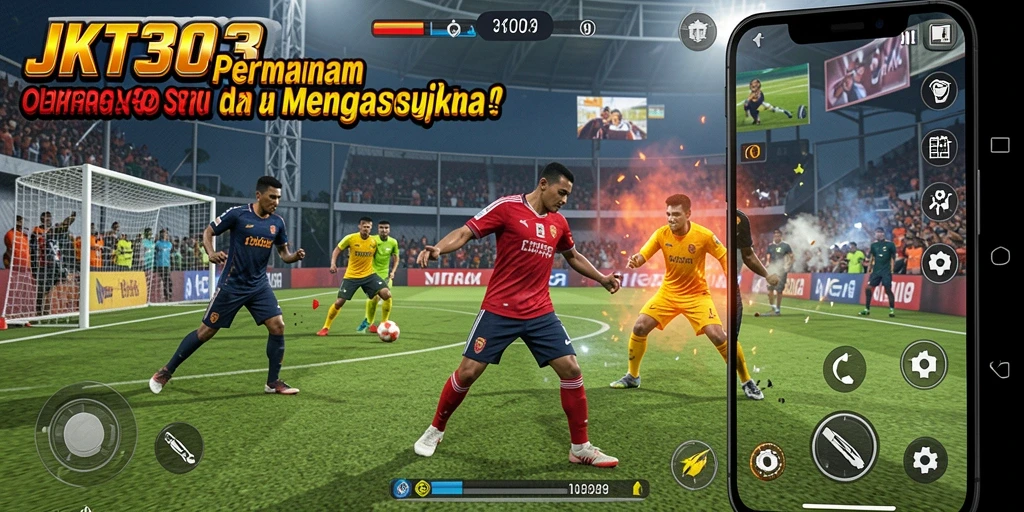 Tampilan aksi seru dalam permainan olahraga JKT303.