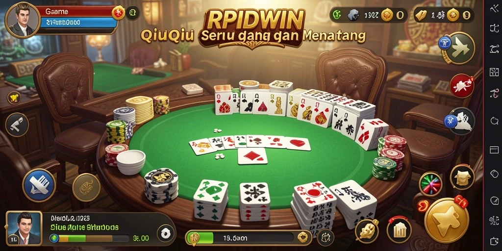Screenshot RPIDWIN menampilkan gameplay seru QiuQiu.