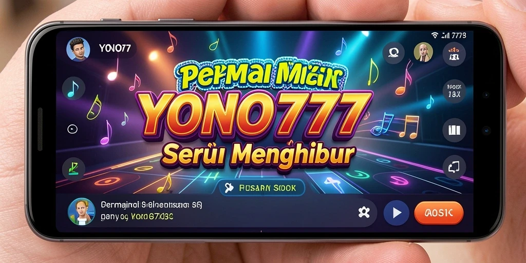 Tangkapan layar YONO777 menampilkan gameplay seru dengan berbagai lagu musik.